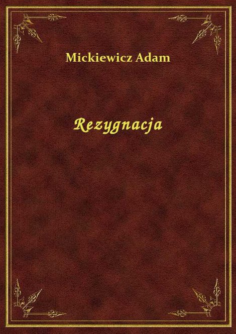 ebooki: Rezygnacja – ebook