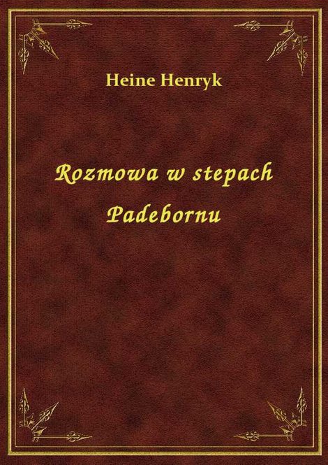 ebooki: Rozmowa w stepach Padebornu – ebook