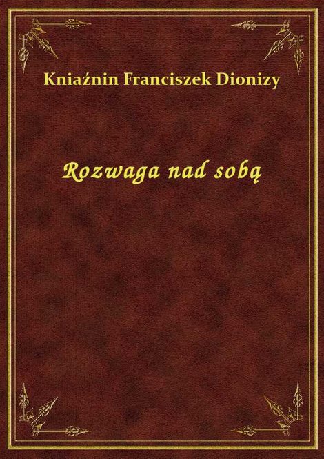 ebooki: Rozwaga nad sobą – ebook