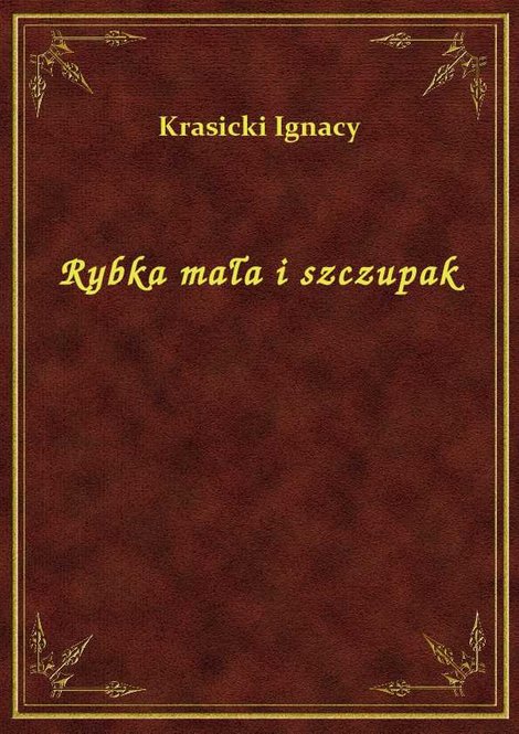 ebooki: Rybka mała i szczupak – ebook