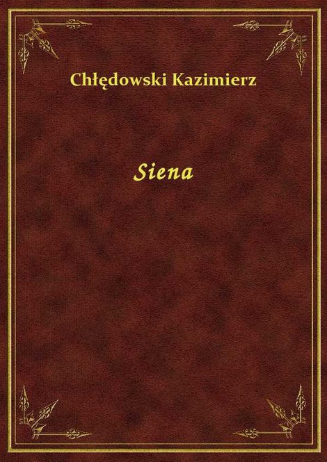 ebooki: Siena – ebook