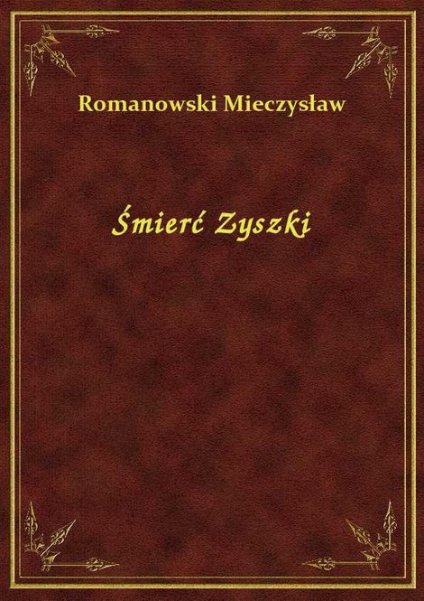 ebooki: Śmierć Zyszki – ebook