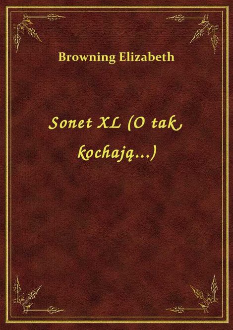 ebooki: Sonet XL (O tak, kochają...) – ebook