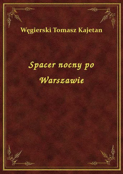 ebooki: Spacer nocny po Warszawie – ebook