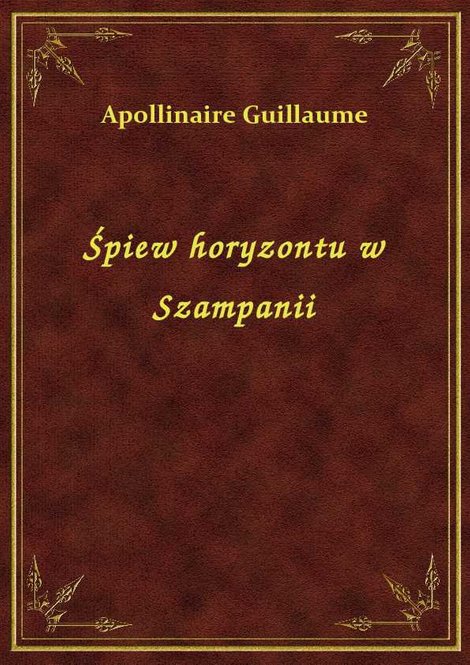 ebooki: Śpiew horyzontu w Szampanii – ebook