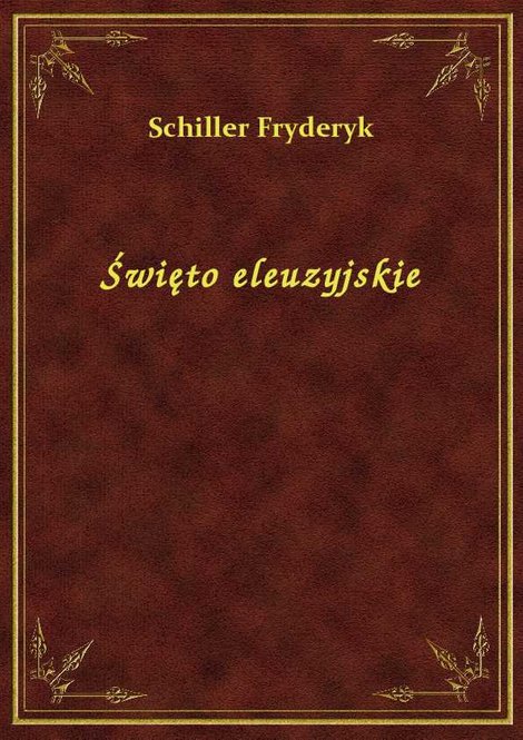 ebooki: Święto eleuzyjskie – ebook