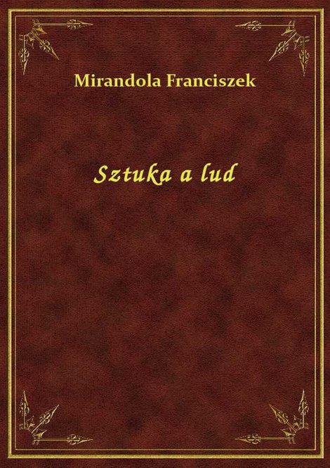 ebooki: Sztuka a lud – ebook