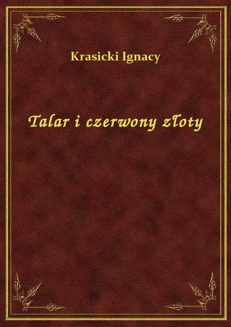ebooki: Talar i czerwony złoty – ebook