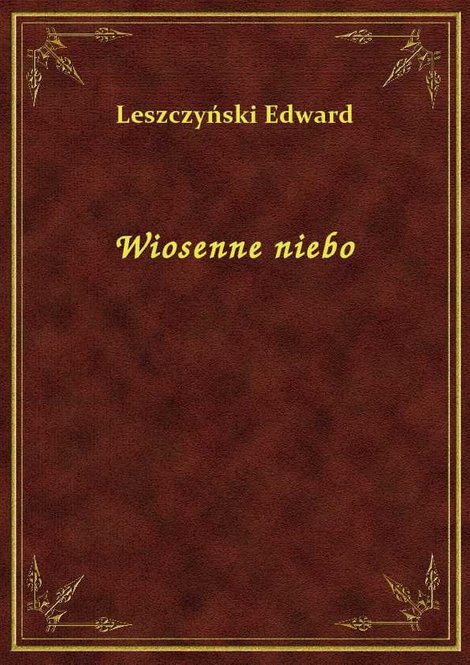 ebooki: Wiosenne niebo – ebook