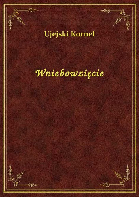 ebooki: Wniebowzięcie – ebook
