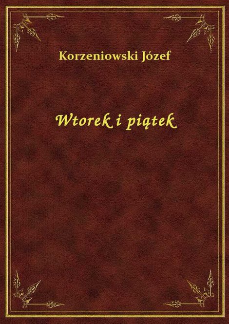 ebooki: Wtorek i piątek – ebook