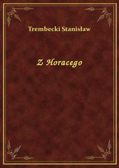 ebooki: Z Horacego – ebook
