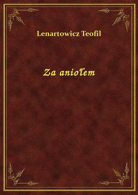 ebooki: Za aniołem – ebook