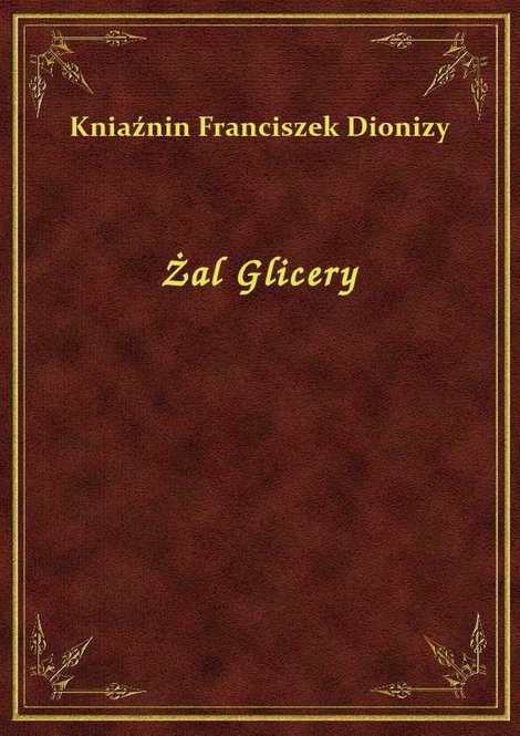 ebooki: Żal Glicery – ebook