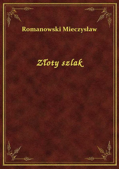 ebooki: Złoty szlak – ebook