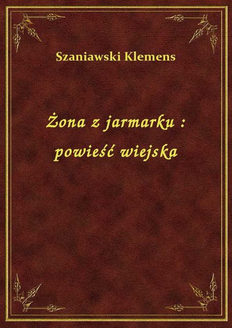 ebooki: Żona z jarmarku – ebook