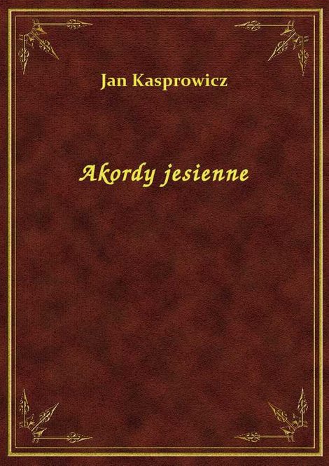 ebooki: Akordy jesienne – ebook