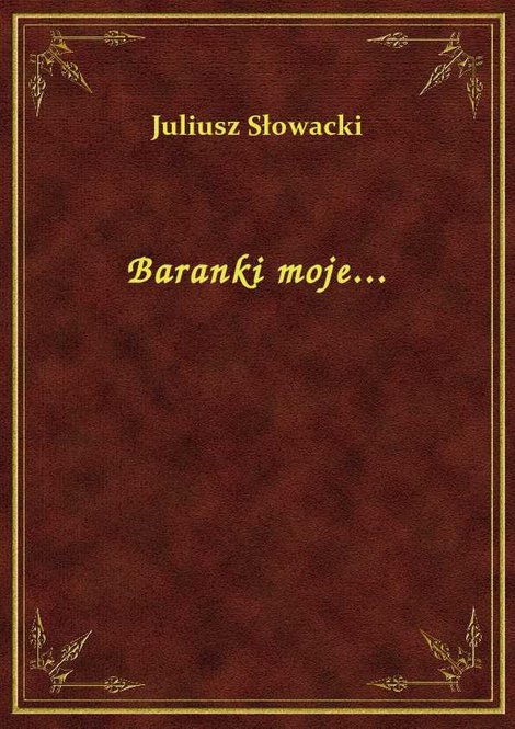 ebooki: Baranki moje... – ebook