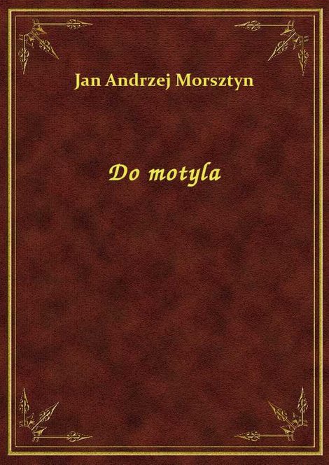 ebooki: Do motyla – ebook