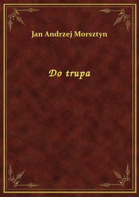 ebooki: Do trupa – ebook
