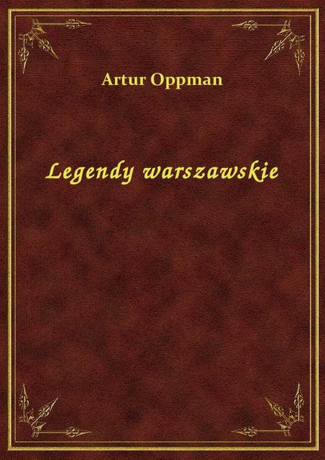 ebooki: Legendy warszawskie – ebook
