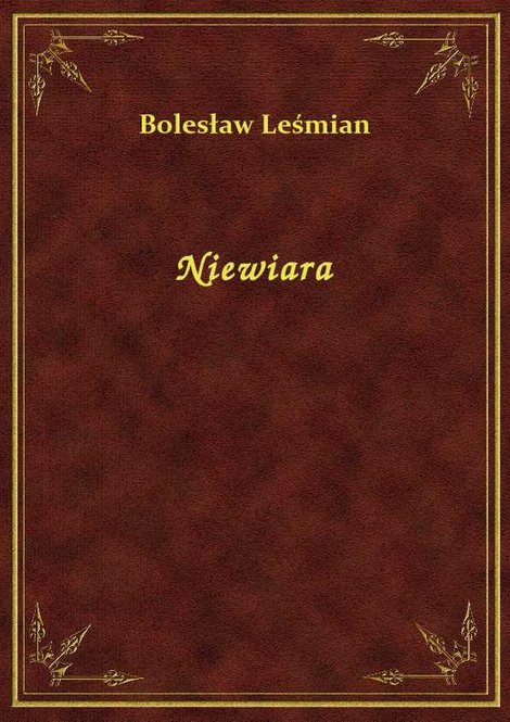 ebooki: Niewiara – ebook