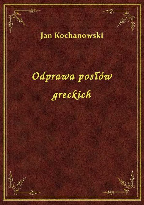 ebooki: Odprawa posłów greckich – ebook