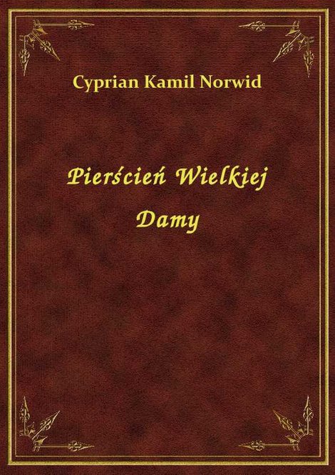 ebooki: Pierścień Wielkiej Damy – ebook