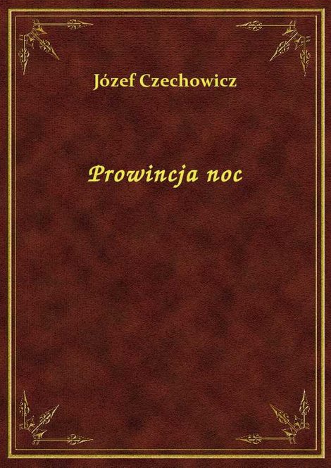 ebooki: Prowincja noc – ebook