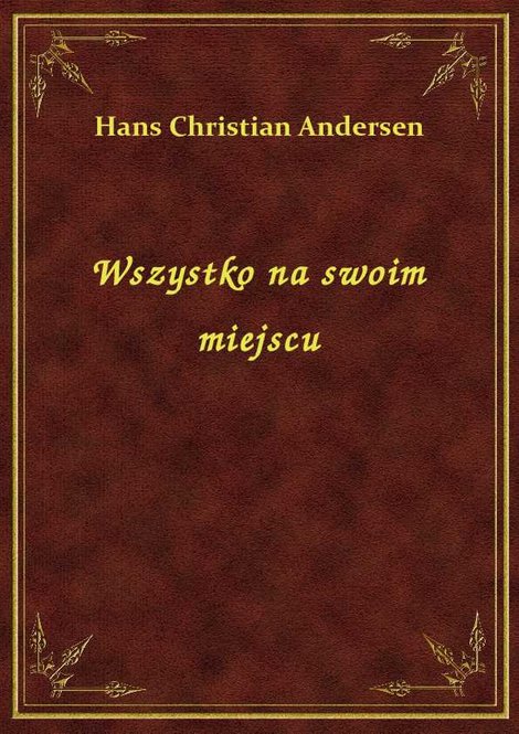 ebooki: Wszystko na swoim miejscu – ebook