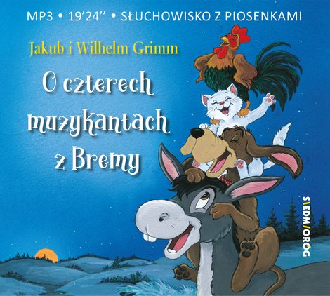 audiobooki: O czterech muzykantach z Bremy – audiobooki