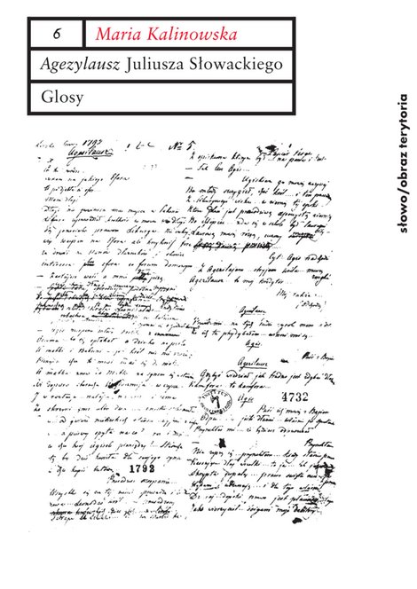 ebooki: Agezylausz Juliusza Słowackiego. Glosy – ebooki