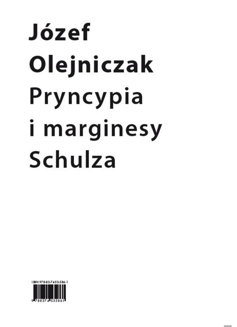 ebooki: Pryncypia i marginesy Schulza. Eseje – ebooki