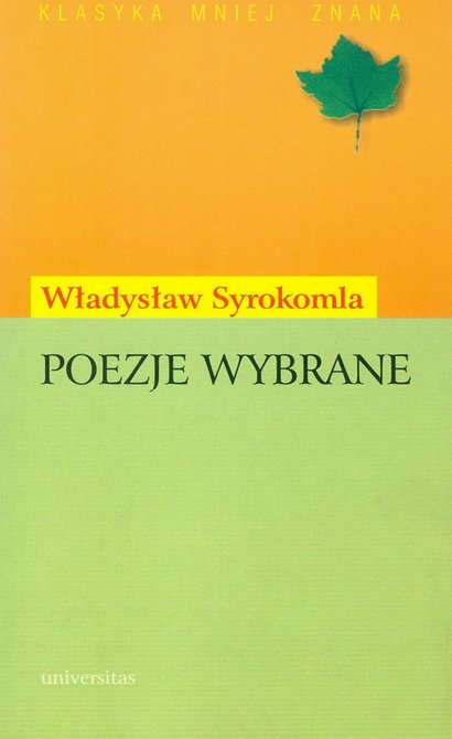 ebooki: Poezje wybrane (Władysław Syrokomla) – ebooki