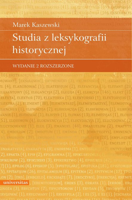 ebooki: Studia z leksykografii historycznej, wydanie 2 rozszerzone – ebooki