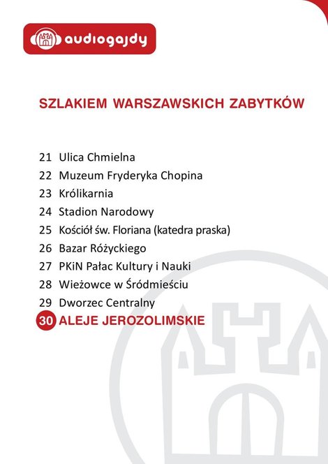audiobooki: Aleje Jerozolimskie. Szlakiem warszawskich zabytków – audiobooki