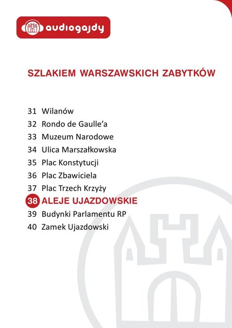audiobooki: Aleje Ujazdowskie. Szlakiem warszawskich zabytków – audiobooki