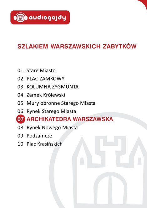 audiobooki: Archikatedra warszawska. Szlakiem warszawskich zabytków – audiobooki