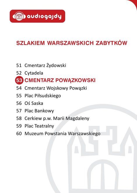 audiobooki: Cmentarz Powązkowski. Szlakiem warszawskich zabytków – audiobooki