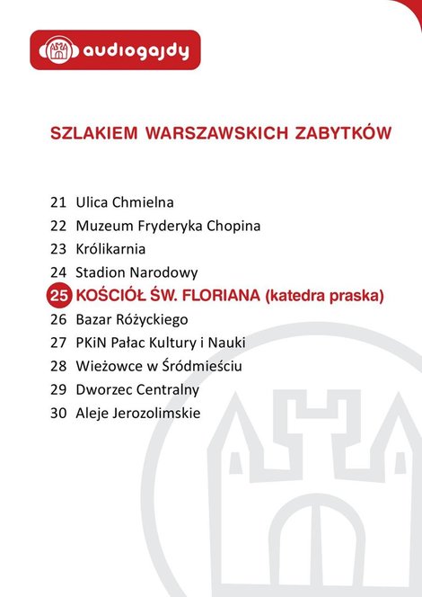 audiobooki: Kościół św. Floriana (katedra praska). Szlakiem warszawskich zabytków – audiobooki