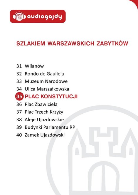 audiobooki: Plac Konstytucji. Szlakiem warszawskich zabytków – audiobooki