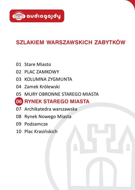audiobooki: Rynek Starego Miasta. Szlakiem warszawskich zabytków – audiobooki