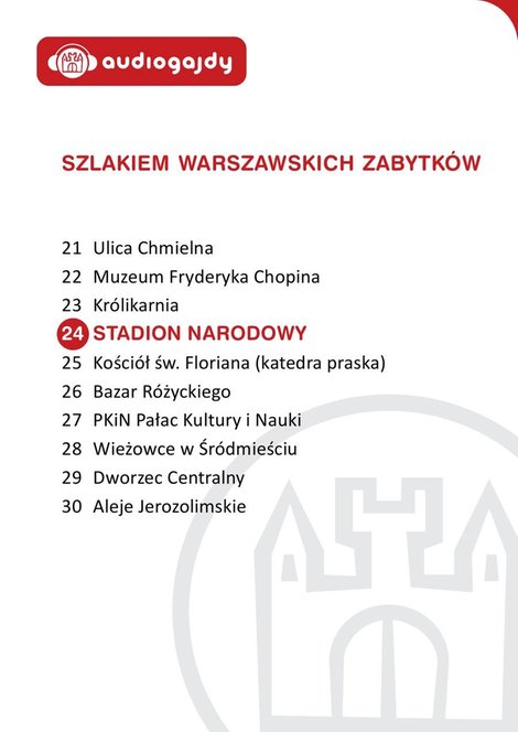 audiobooki: Stadion Narodowy. Szlakiem warszawskich zabytków – audiobooki
