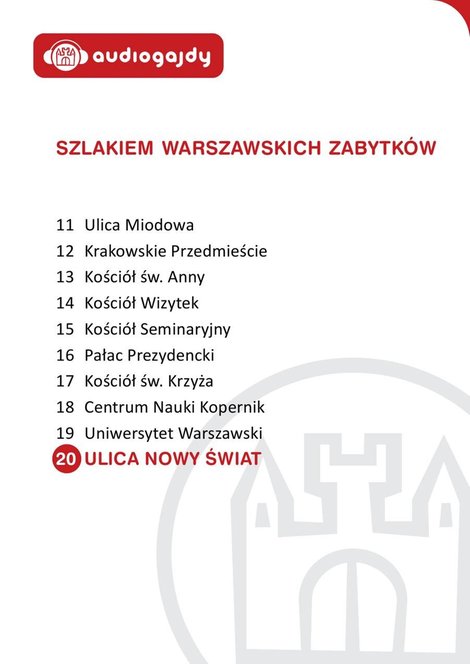 audiobooki: Ulica Nowy Świat. Szlakiem warszawskich zabytków – audiobooki