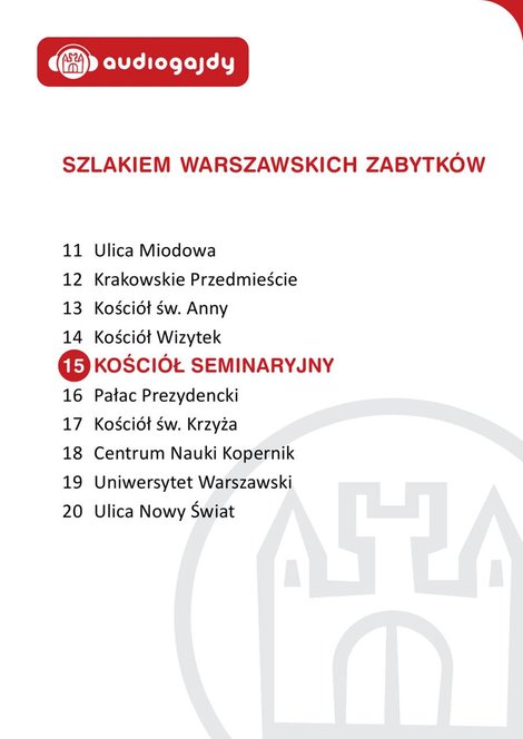 ebooki: Kościół seminaryjny. Szlakiem warszawskich zabytków – ebooki