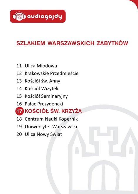 ebooki: Kościół św. Krzyża. Szlakiem warszawskich zabytków – ebooki