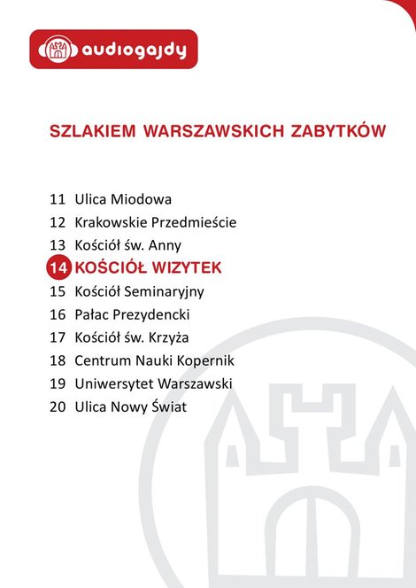 ebooki: Kościół Wizytek. Szlakiem warszawskich zabytków – ebooki