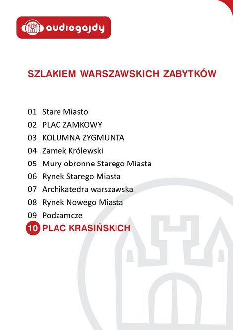 ebooki: Plac Krasińskich. Szlakiem warszawskich zabytków – ebooki