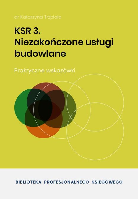 ebooki: KSR 3. Niezakończone usługi budowlane – ebooki