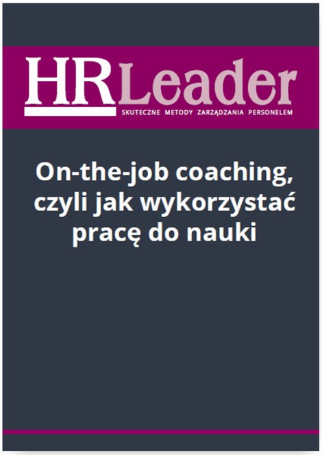 ebooki: On-the-job coaching, czyli jak wykorzystać pracę do nauki – ebooki